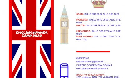 ENGLISH SUMMER CAMP 2022 – RANICA